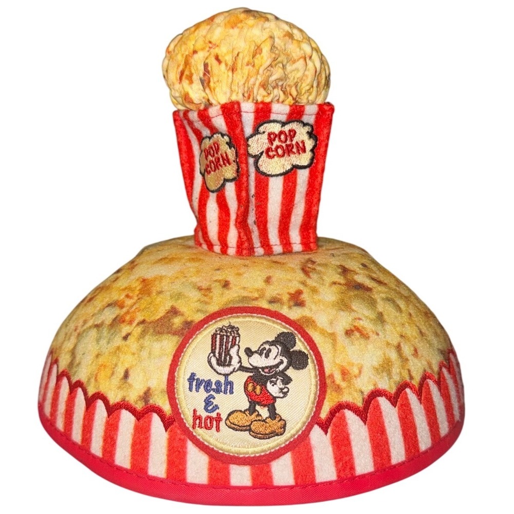 Disney Parks Mickey Mouse Popcorn Scratch N Sniff Ear Hat One Size S535-6287-3 - Picture 3 of 8